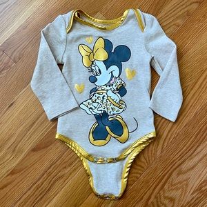 Disney baby gold onesie